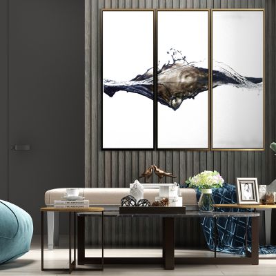 现代轻奢绒布床尾凳矮凳茶几饰品组合