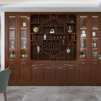 中式酒柜
