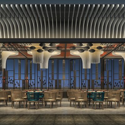 中式民俗餐厅 宴会厅