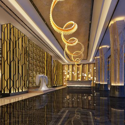 现代酒店大堂
