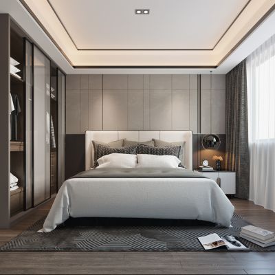 现代卧室