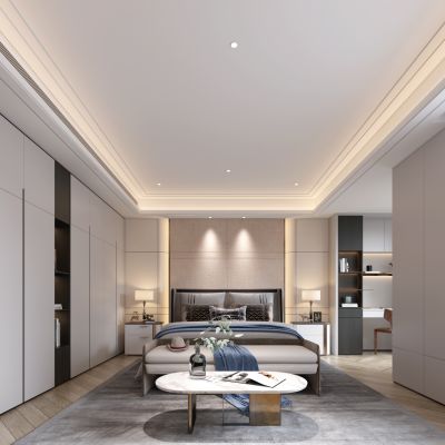 现代简约卧室