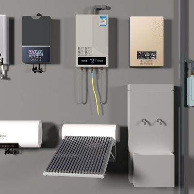 现代太阳能热水器天气热水器燃气表不锈钢热水器