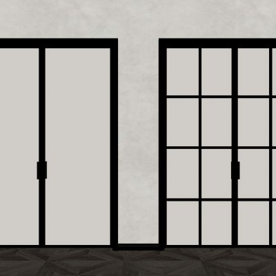 现代极简移门推拉门