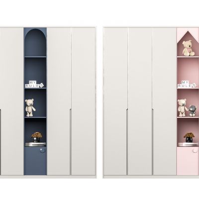 现代儿童房衣柜