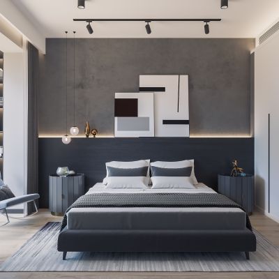 现代卧室