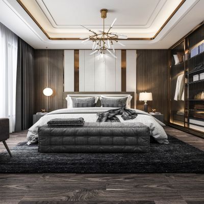 现代卧室