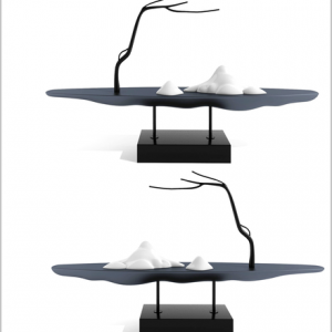  新中式摆件摆台，