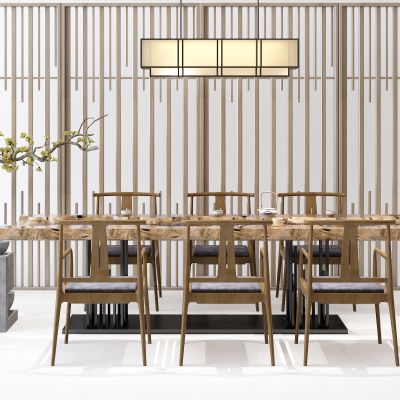 中式椅子茶几餐桌椅