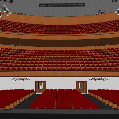 歌剧院室内模型3D模型