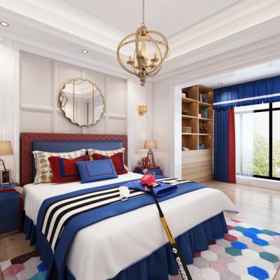 简欧儿童房 男孩房