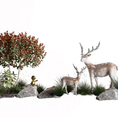 北欧盆景 鹿
