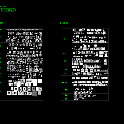 戴昆专用CAD图块合集