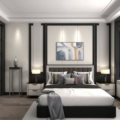 现代卧室 主卧 主人房