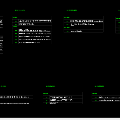 高文安专用CAD图块合集