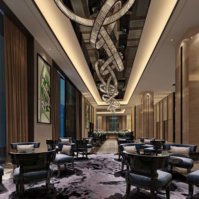 新古典售楼处接待大厅