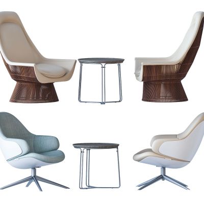 简欧椅子茶几组合