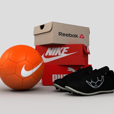 运动 足球 鞋盒 足球鞋