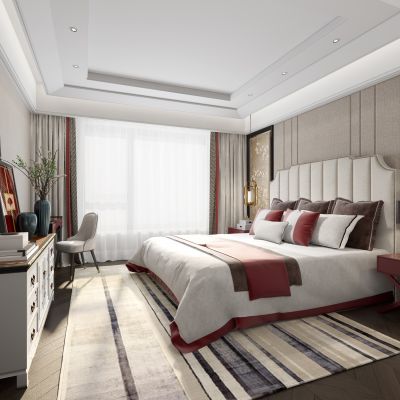 新中式主卧室