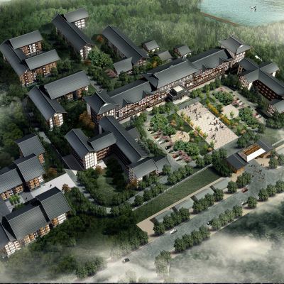 中式渡假山庄 中式度假酒店