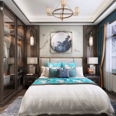 新中式卧室