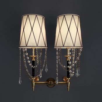  欧式法师水晶壁灯