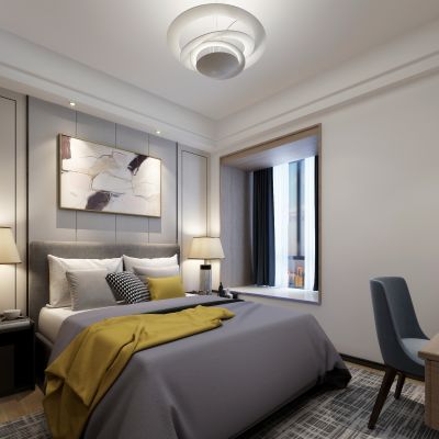 现代风格卧室