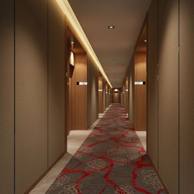 现代酒店走道