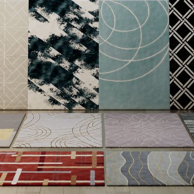 现代地毯 几何地毯