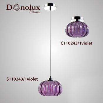  现代玻璃球小吊灯