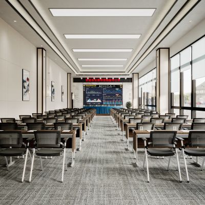 现代会议厅3D模型