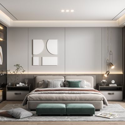 现代卧室