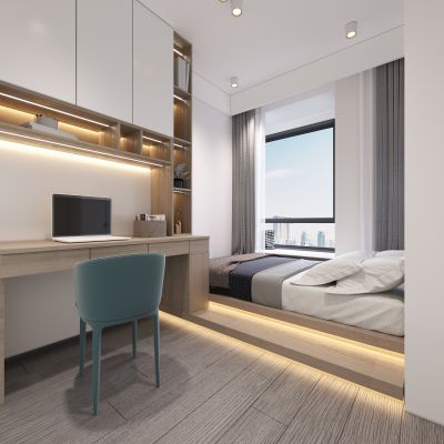 北欧榻榻米卧室