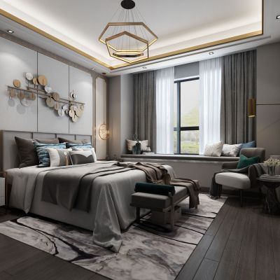 新中式卧室 主卧