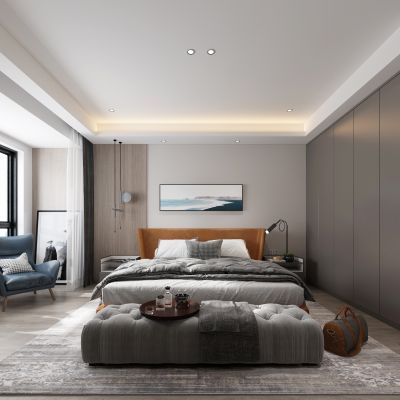 现代风格主卧室