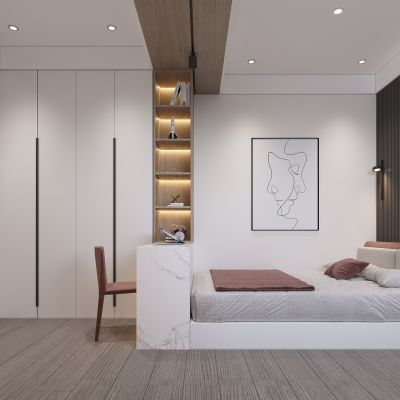 现代榻榻米卧室