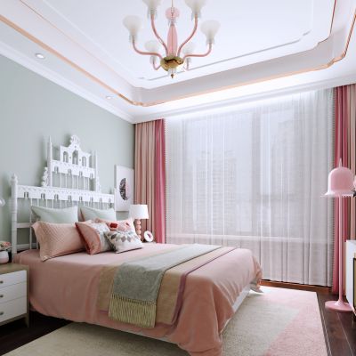 现代女儿房卧 室吊灯