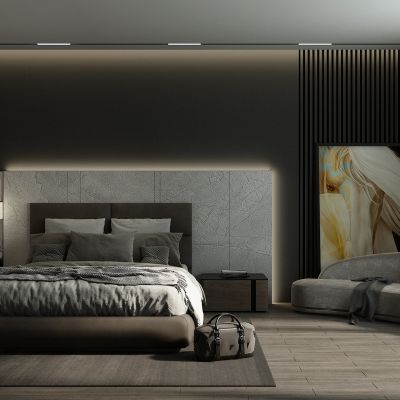 现代主卧 卫生间