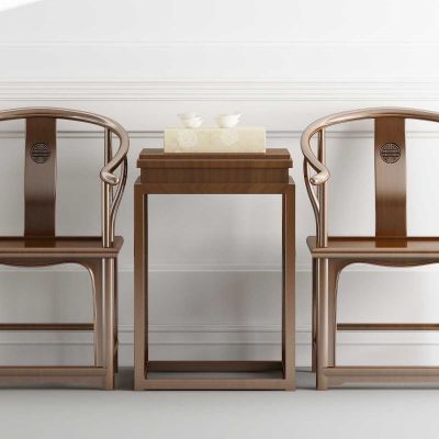 中式休闲椅茶几组合