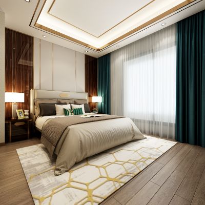 现代轻奢卧室