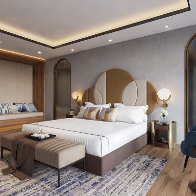 新中式酒店客房 套房