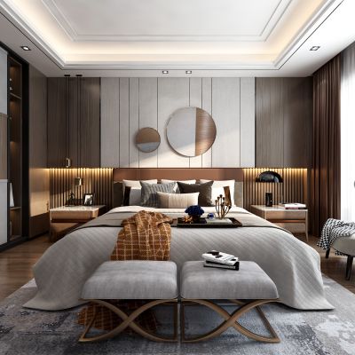 现代轻奢卧室