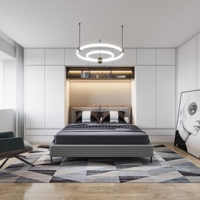 现代卧室