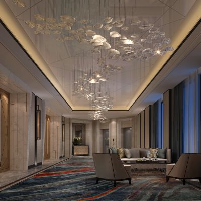 新中式宴会厅前厅