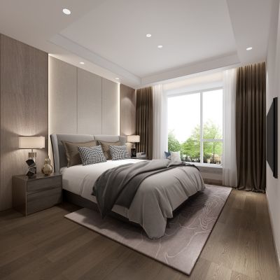 现代家居次卧室