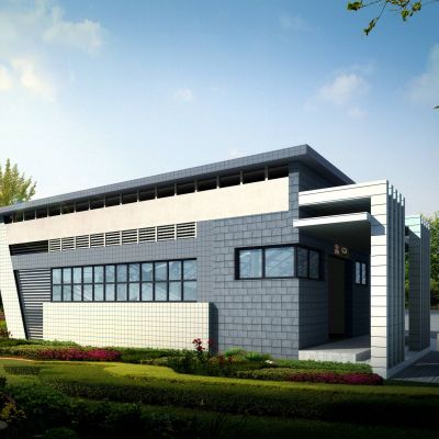现代公厕 公共卫生间 公共厕所建筑外观