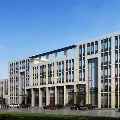 现代多层办公楼 建筑外观