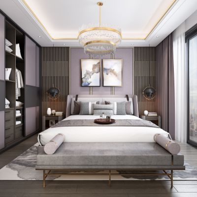 现代风格卧室