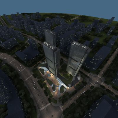 现代综合体 写字楼