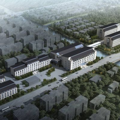 新中式医院 建筑外观